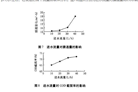 納濾膜，廢水滲透液，COD，去除效果